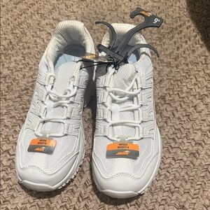 Avia Kids White Sneakers with Wide Fit